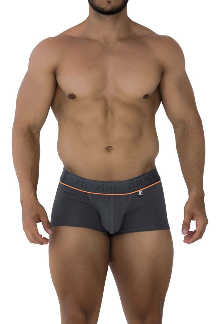 Clever Moda Xtremen 91196 Jacquard Trunks Color Gray