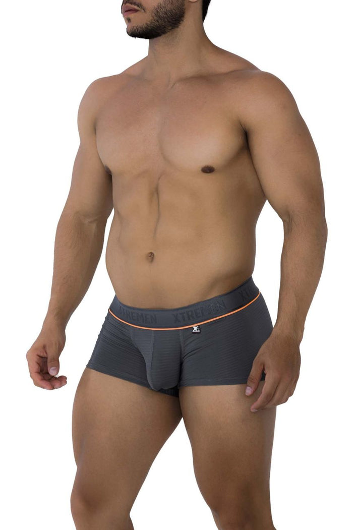 Clever Moda Xtremen 91196 Jacquard Trunks Color Gray