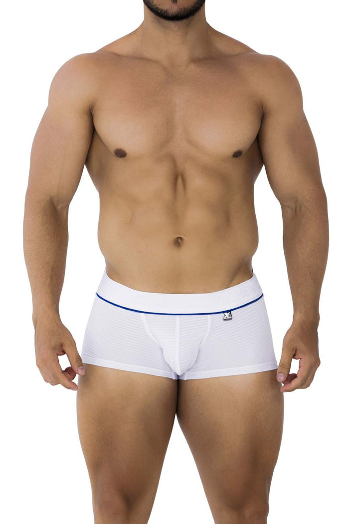 Clever Moda Xtremen 91196 Jacquard Trunks Color White