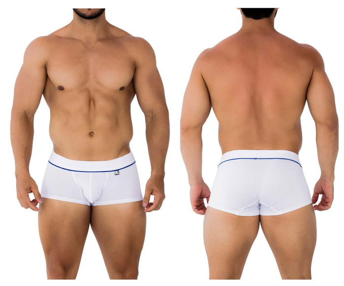 clever moda Xtremen 91196 Jacquard Trunks Color White