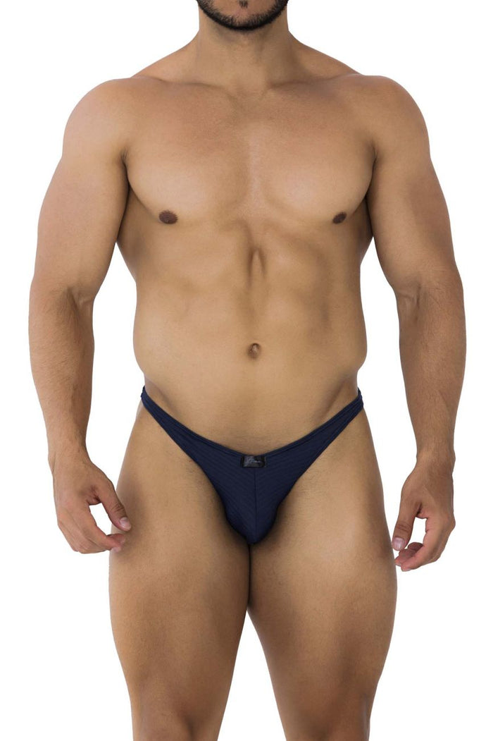 Clever Moda Xtremen 91197 Jacquard Bikini Color Dark Blue