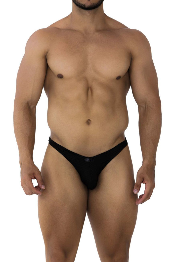 Clever Moda Xtremen 91198 Jacquard Thongs Color Black