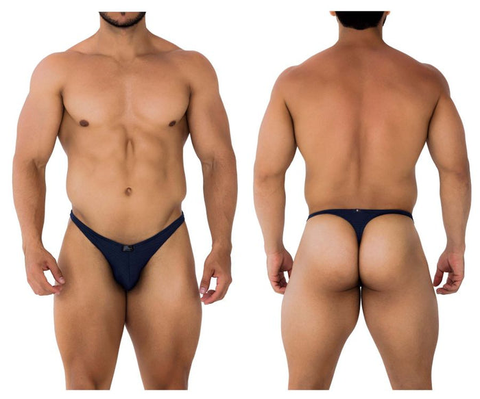 clever moda Xtremen 91198 Jacquard Thongs Color Dark Blue
