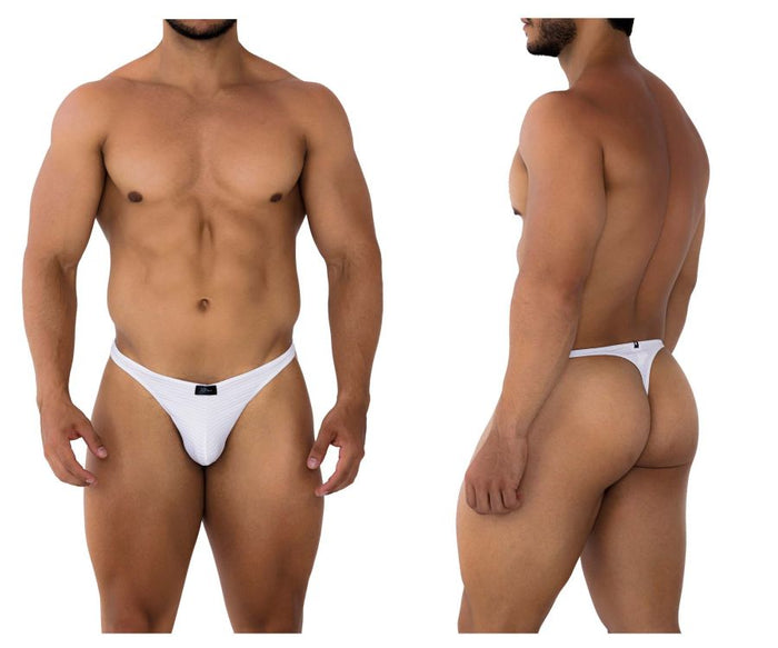 clever moda Xtremen 91198 Jacquard Thongs Color White