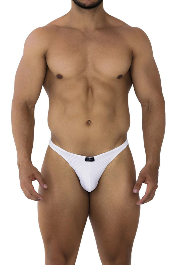 Clever Moda Xtremen 91198 Jacquard Thongs Color White