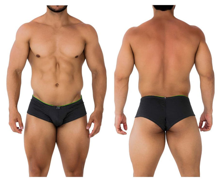 clever moda Xtremen 91199 Jacquard Trunks Color Gray