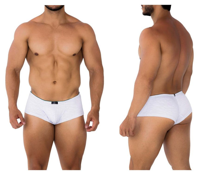 clever moda Xtremen 91199 Jacquard Trunks Color White