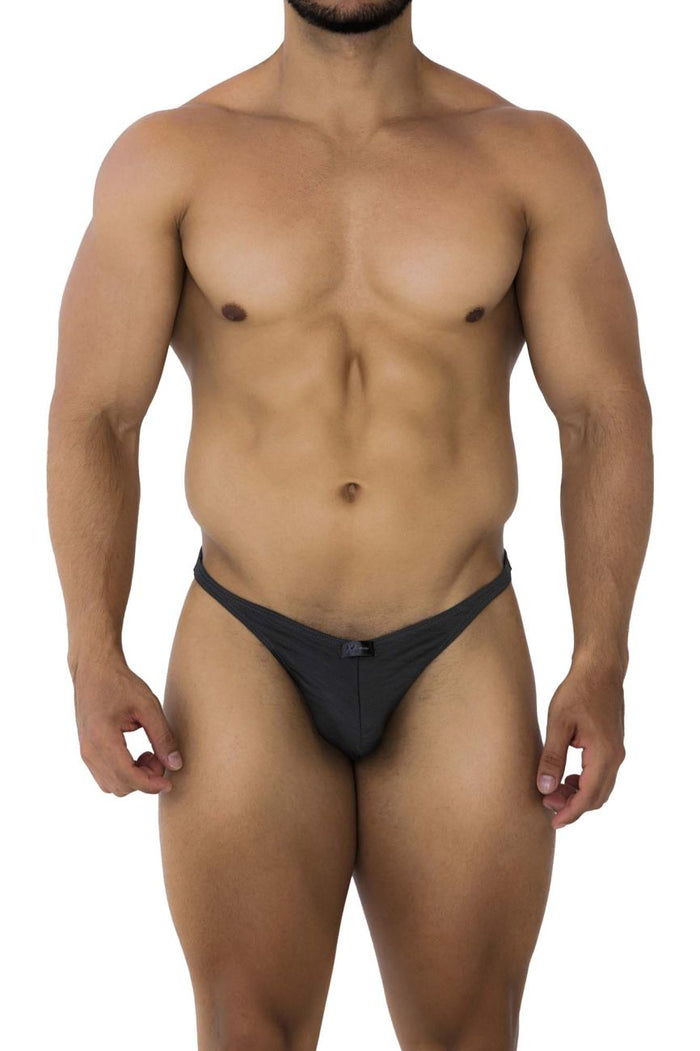 Clever Moda Xtremen 91201 Jacquard Bikini Color Gray