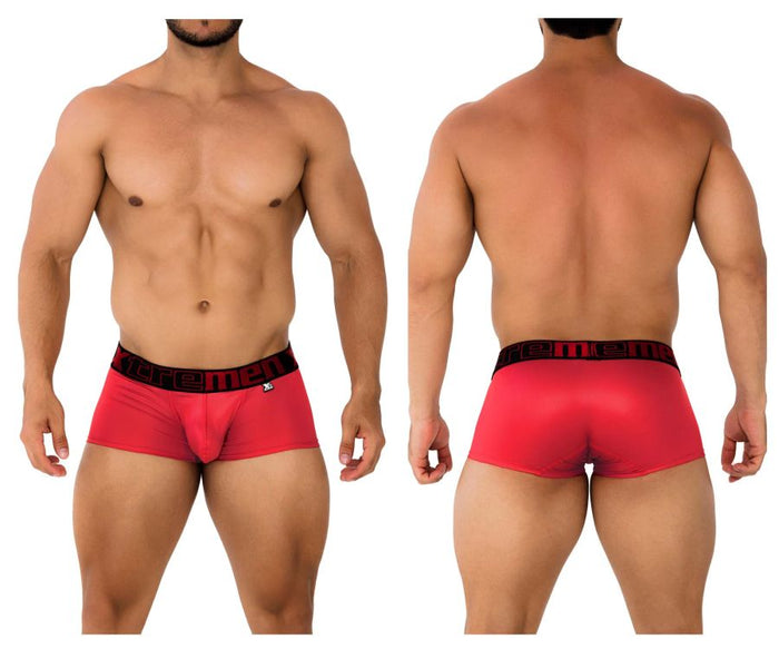 clever moda Xtremen 91202 Microfiber Trunks Color Cherry