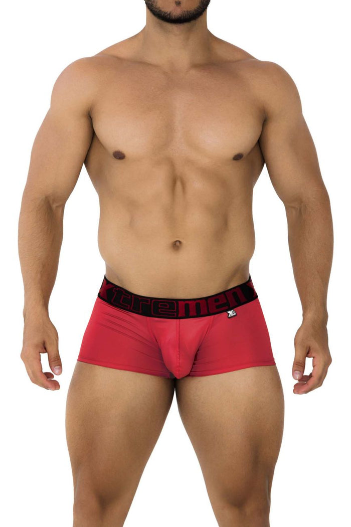 Clever Moda Xtremen 91202 Microfiber Trunks Color Cherry