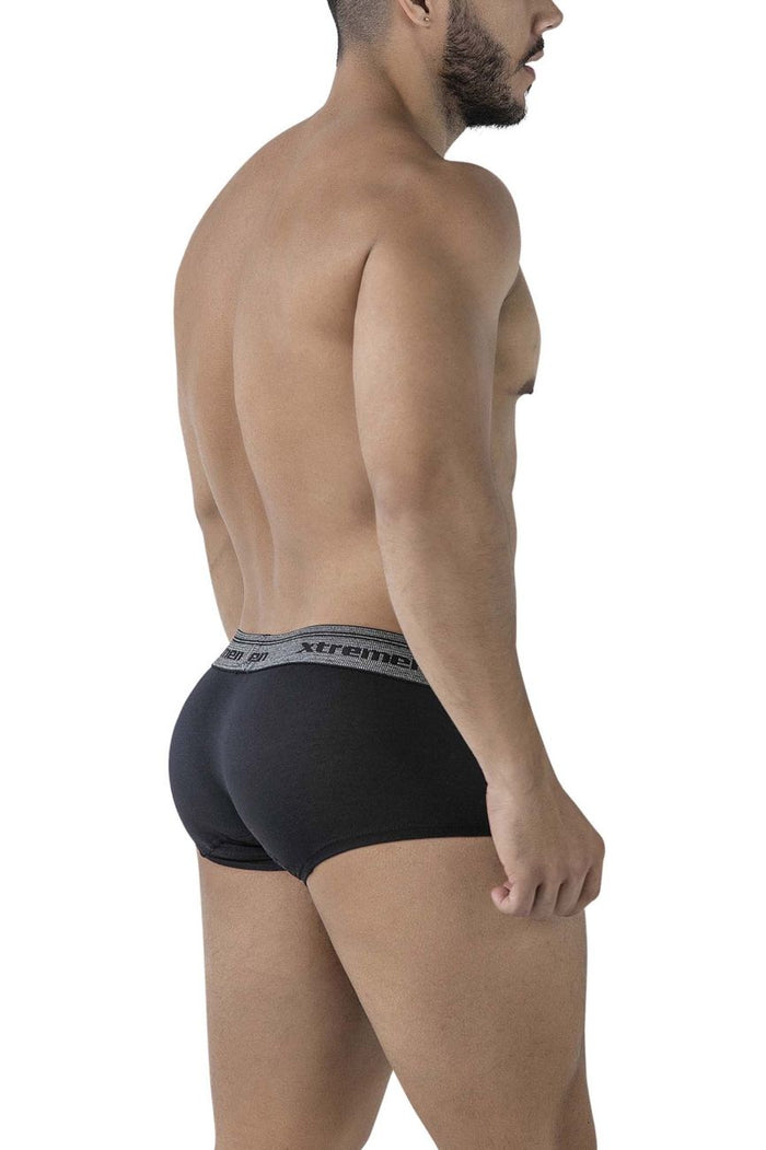 Clever Moda Xtremen 91205B Cotton Blend Trunks Color Black