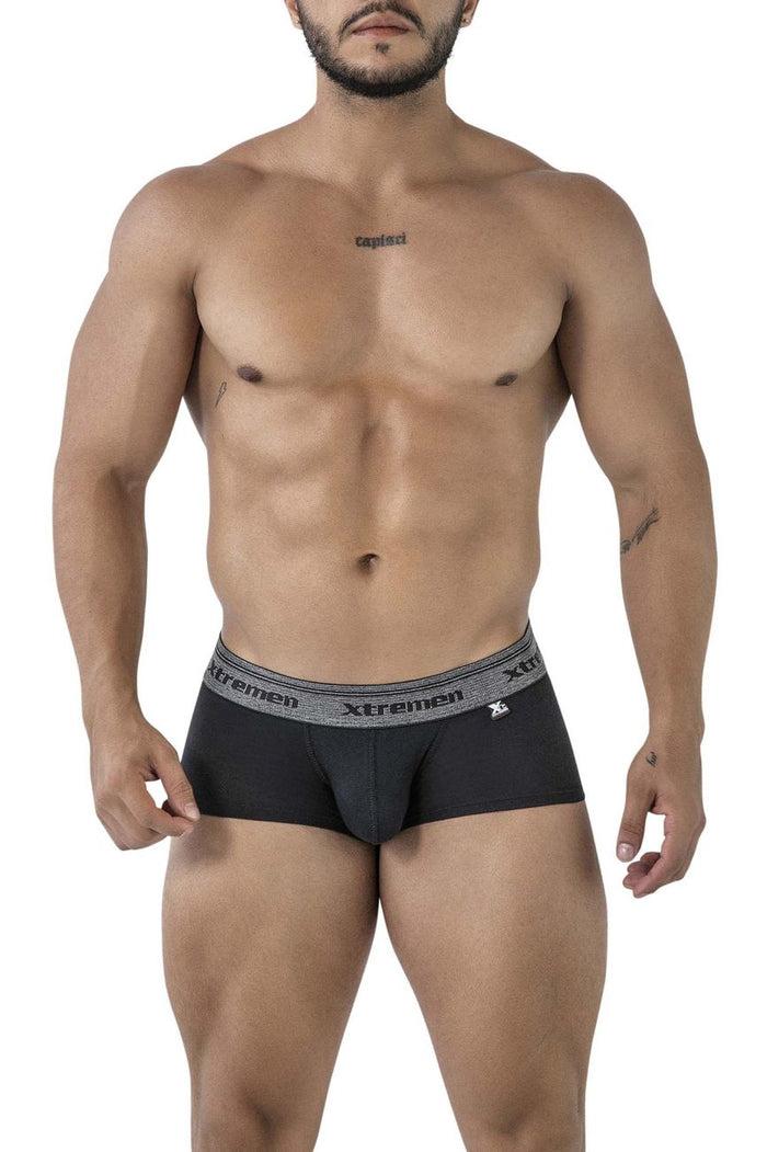 Clever Moda Xtremen 91205B Cotton Blend Trunks Color Black