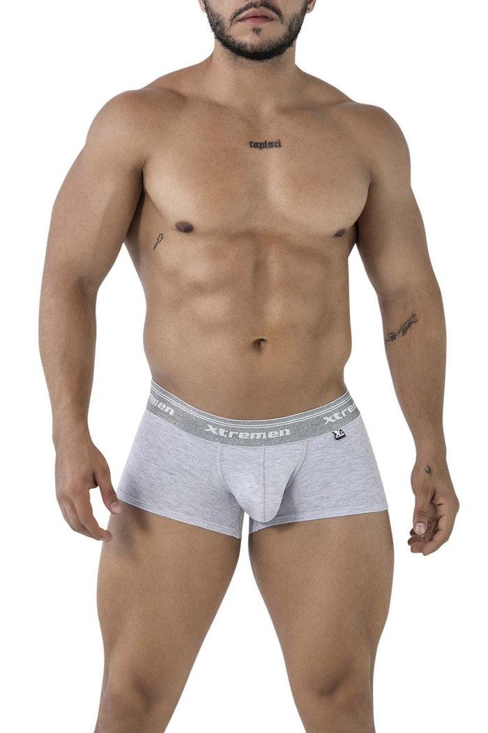 Clever Moda Xtremen 91205B Cotton Blend Trunks Color Jasper Gray