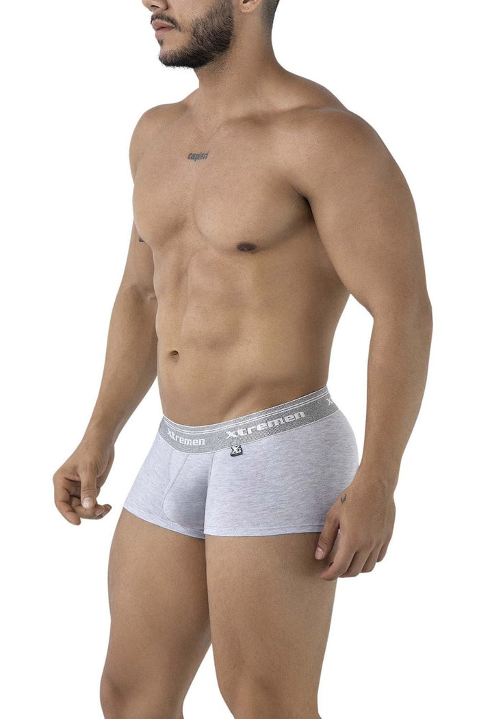 Clever Moda Xtremen 91205B Cotton Blend Trunks Color Jasper Gray