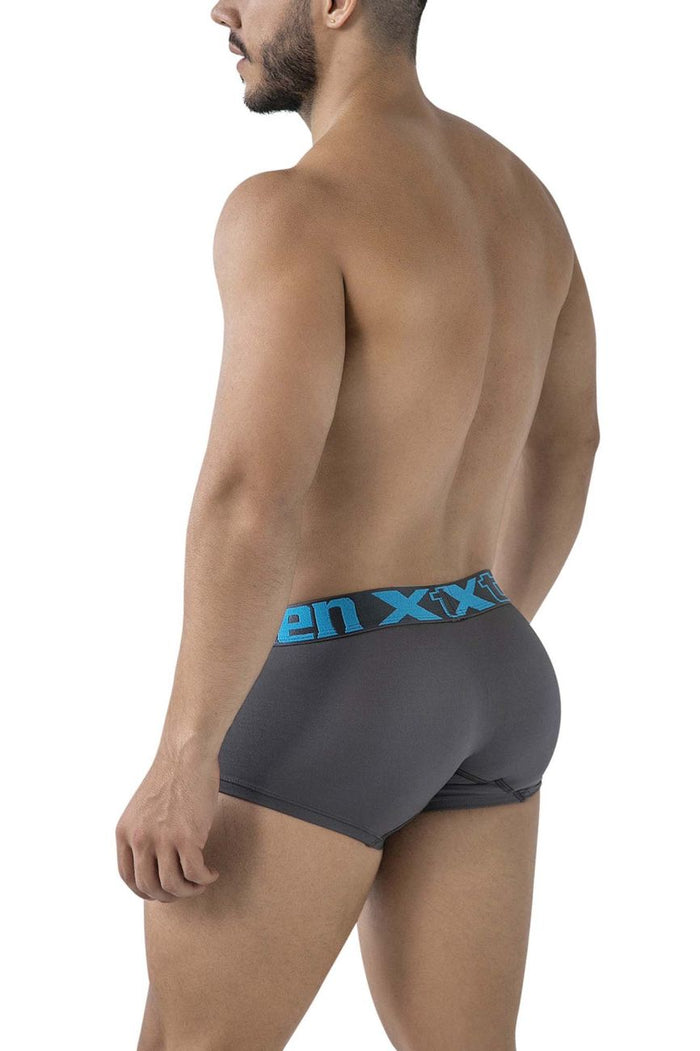 Clever Moda Xtremen 91206B Microfiber Trunks Color Gray
