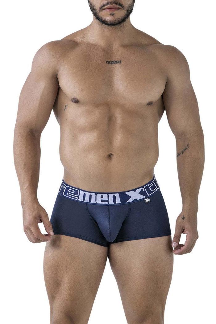 Clever Moda Xtremen 91206B Microfiber Trunks Color Navy