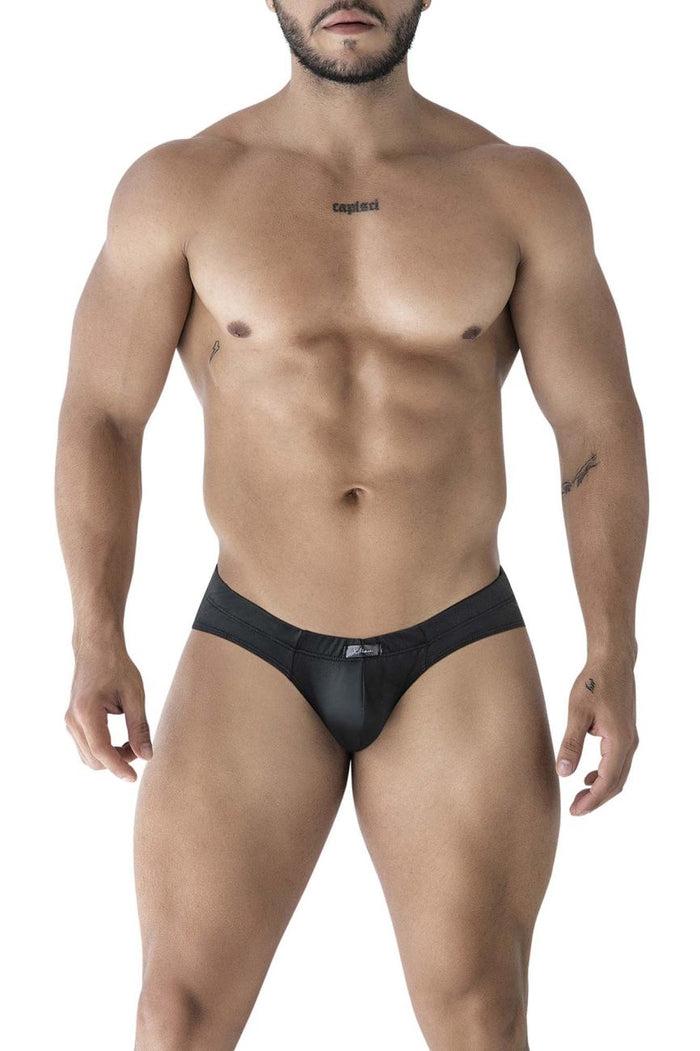 Clever Moda Xtremen 91207B Microfiber Briefs Color Black