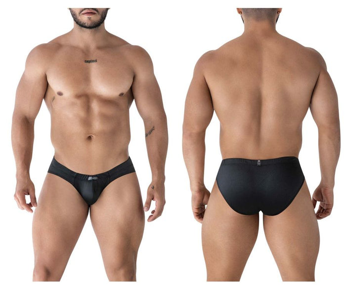 clever moda Xtremen 91207B Microfiber Briefs Color Black
