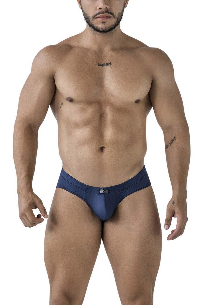 Clever Moda Xtremen 91207B Microfiber Briefs Color Navy