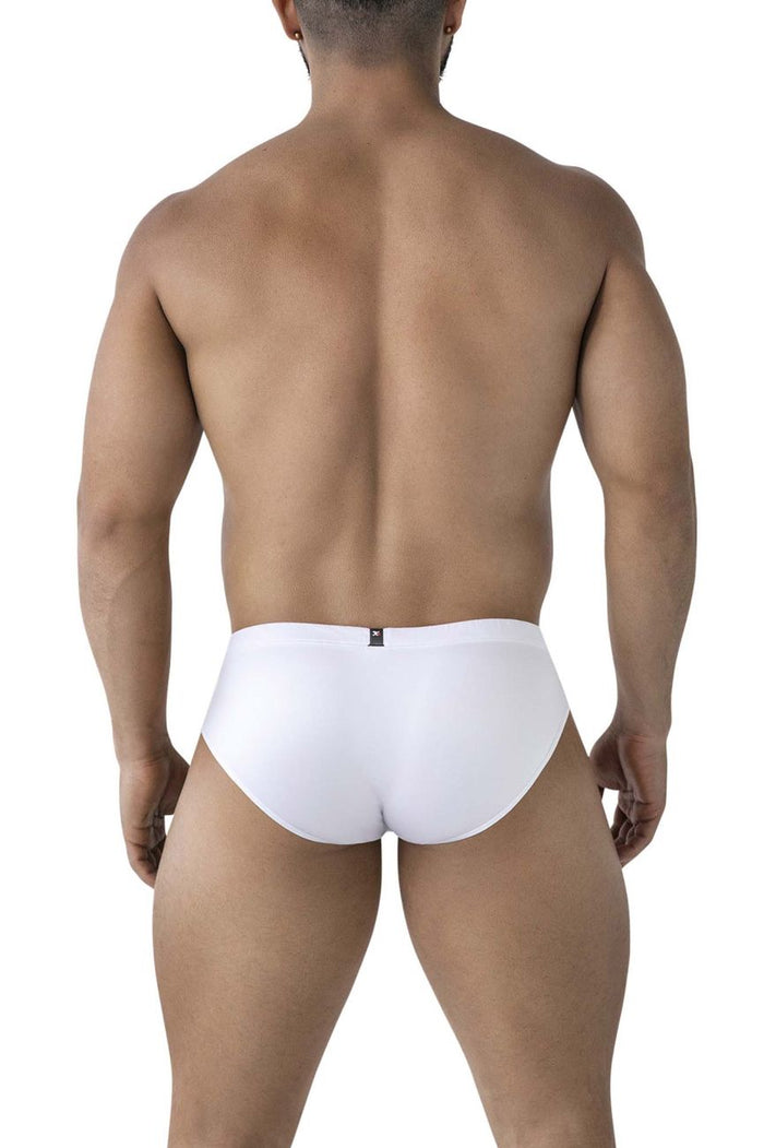 Clever Moda Xtremen 91207B Microfiber Briefs Color White