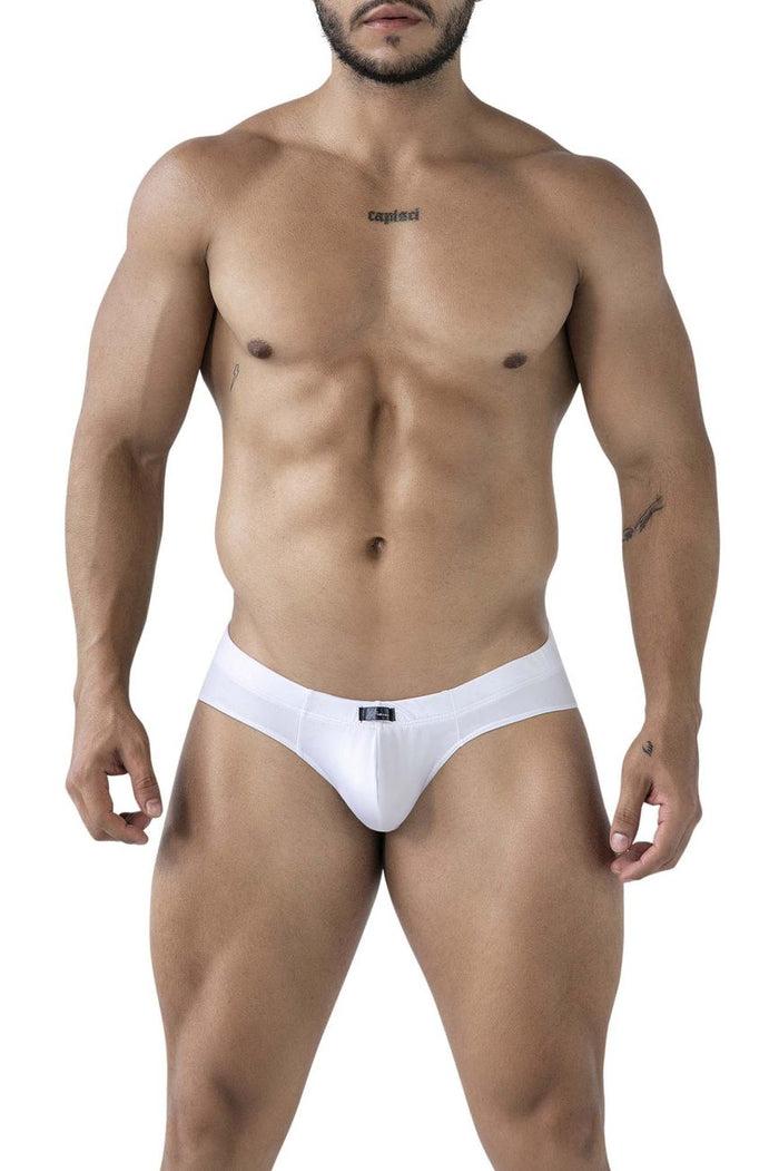 Clever Moda Xtremen 91207B Microfiber Briefs Color White