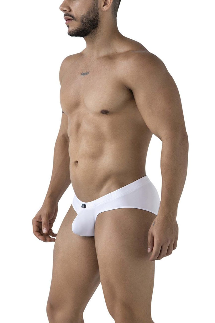 Clever Moda Xtremen 91207B Microfiber Briefs Color White