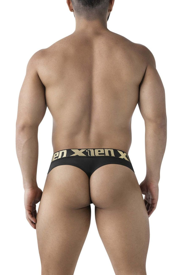 Clever Moda Xtremen 91208B Microfiber Thongs Color Black