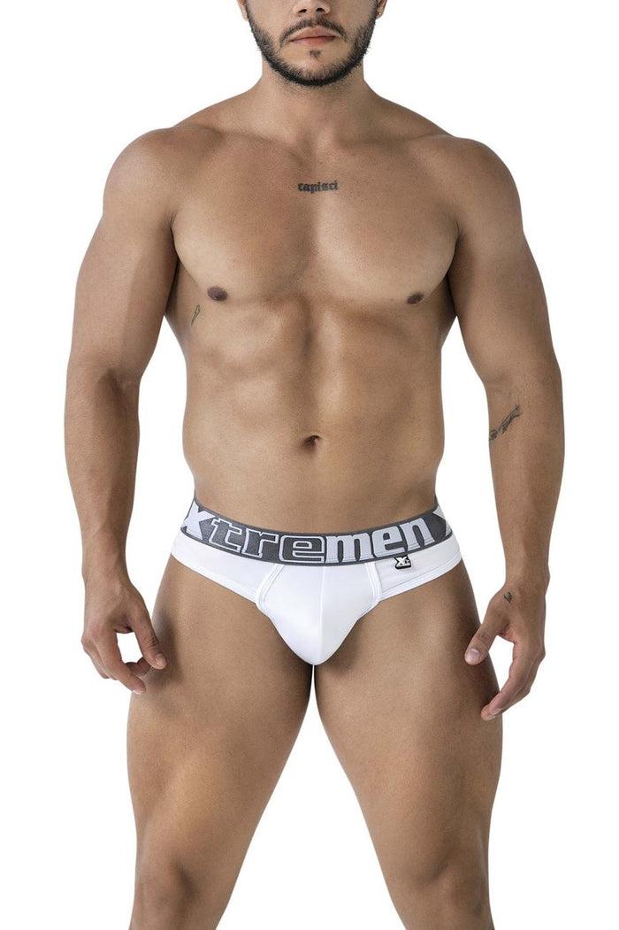 Clever Moda Xtremen 91208B Microfiber Thongs Color White