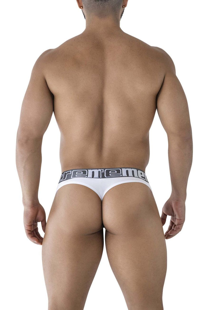 Clever Moda Xtremen 91208B Microfiber Thongs Color White