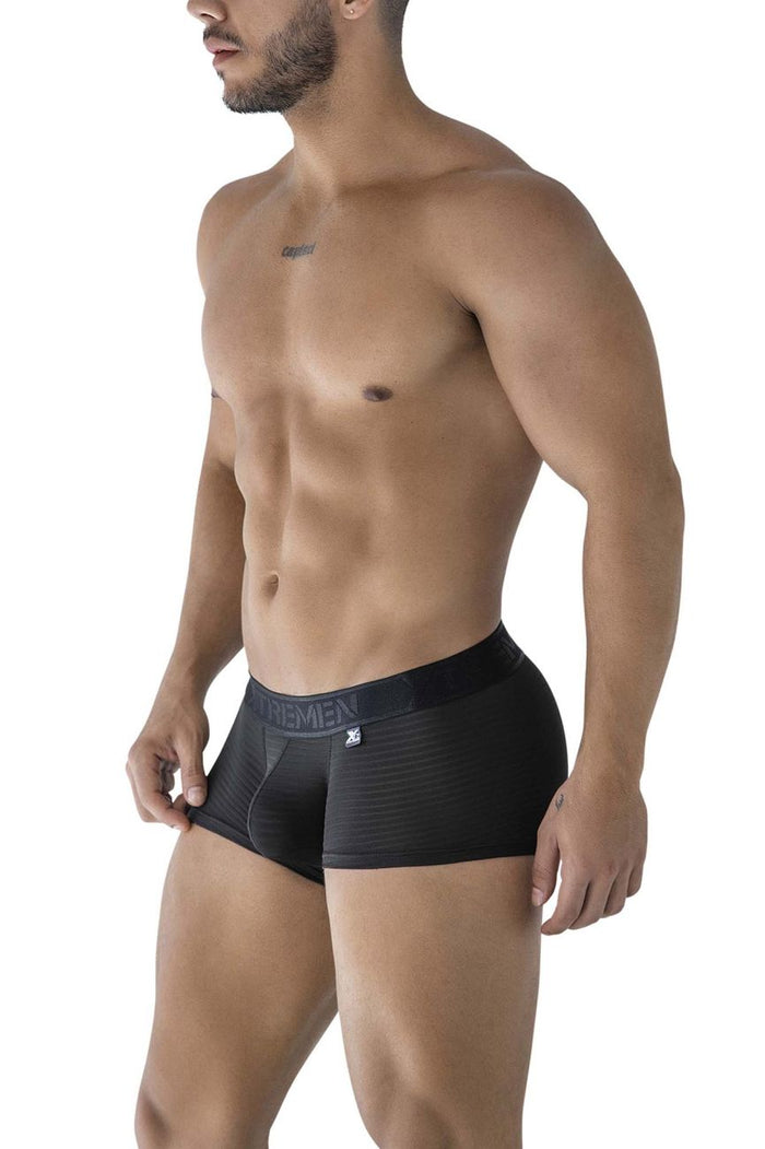 Clever Moda Xtremen 91209B Microfiber Trunks Color Black