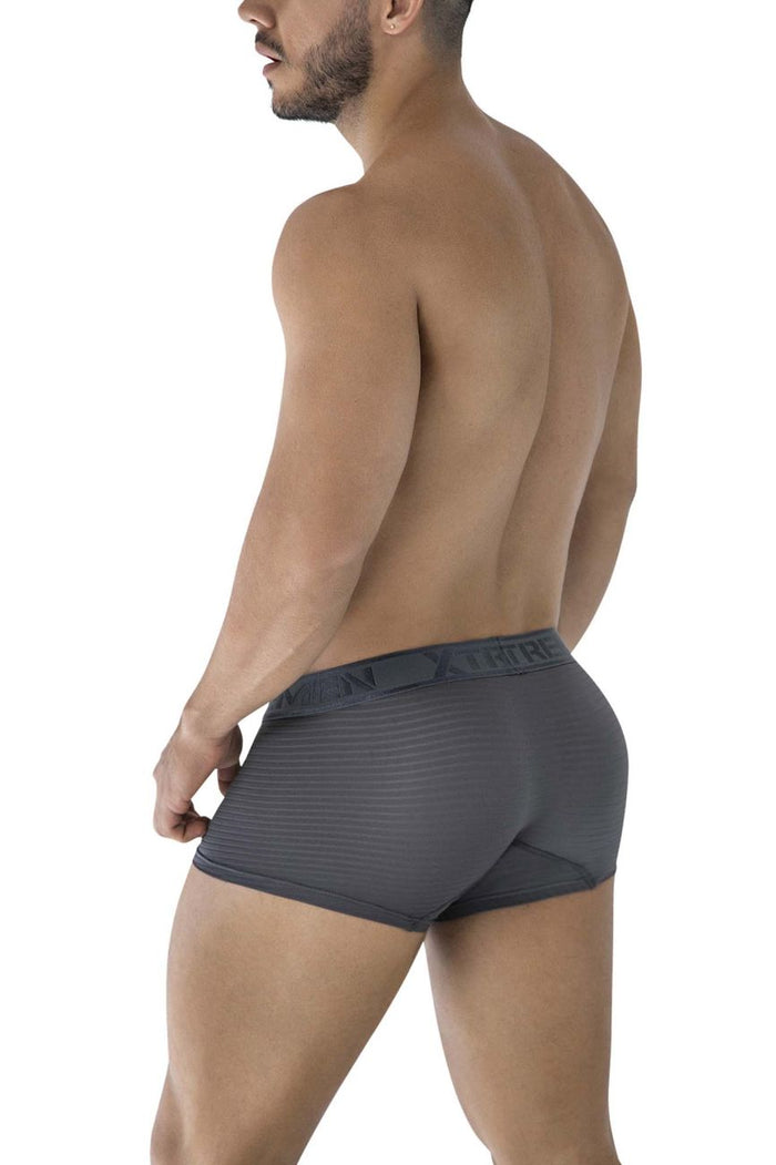 Clever Moda Xtremen 91209B Microfiber Trunks Color Gray