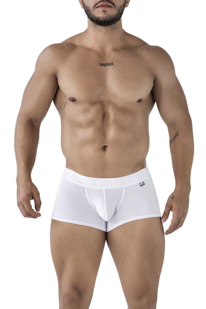 Clever Moda Xtremen 91209B Microfiber Trunks Color White