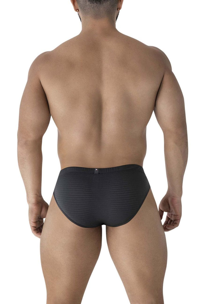 Clever Moda Xtremen 91210B Microfiber Briefs Color Black