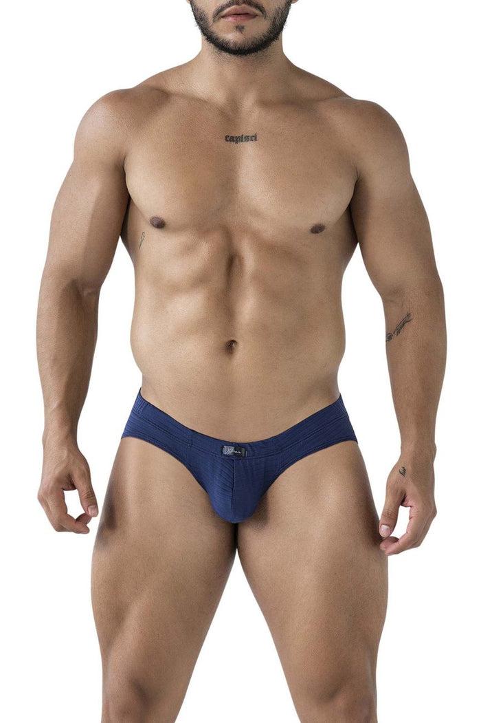 Clever Moda Xtremen 91210B Microfiber Briefs Color Navy