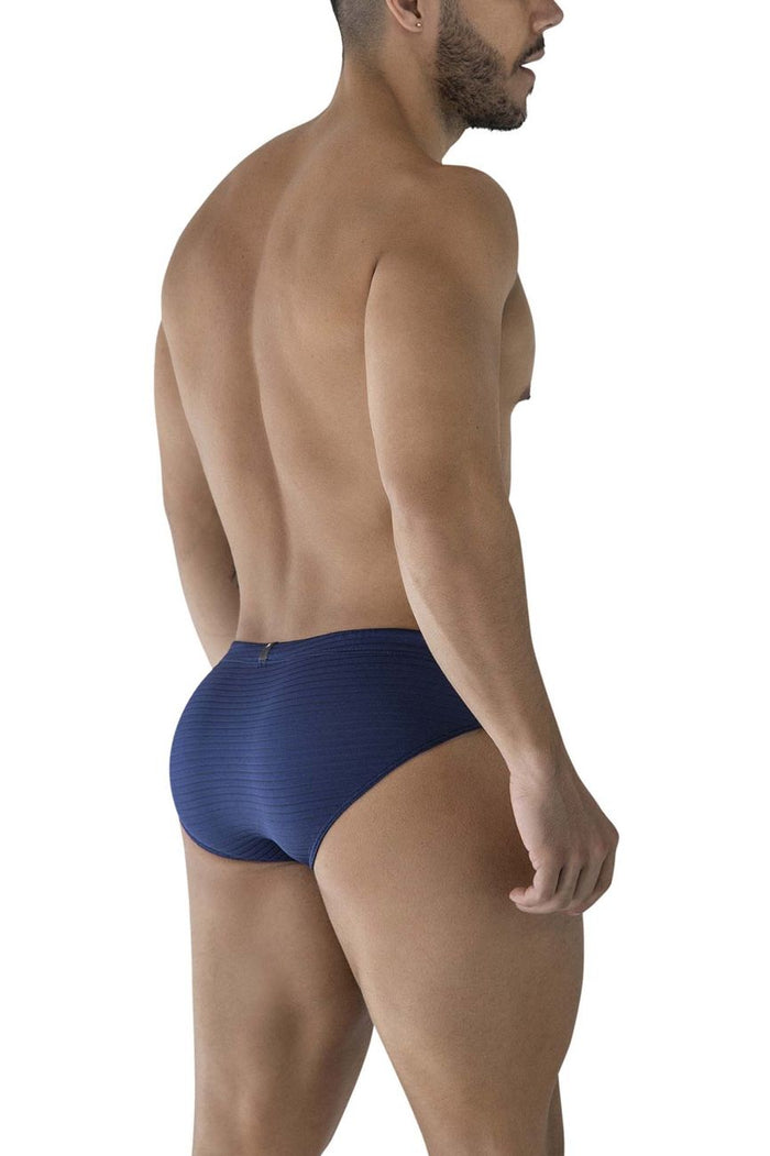 Clever Moda Xtremen 91210B Microfiber Briefs Color Navy