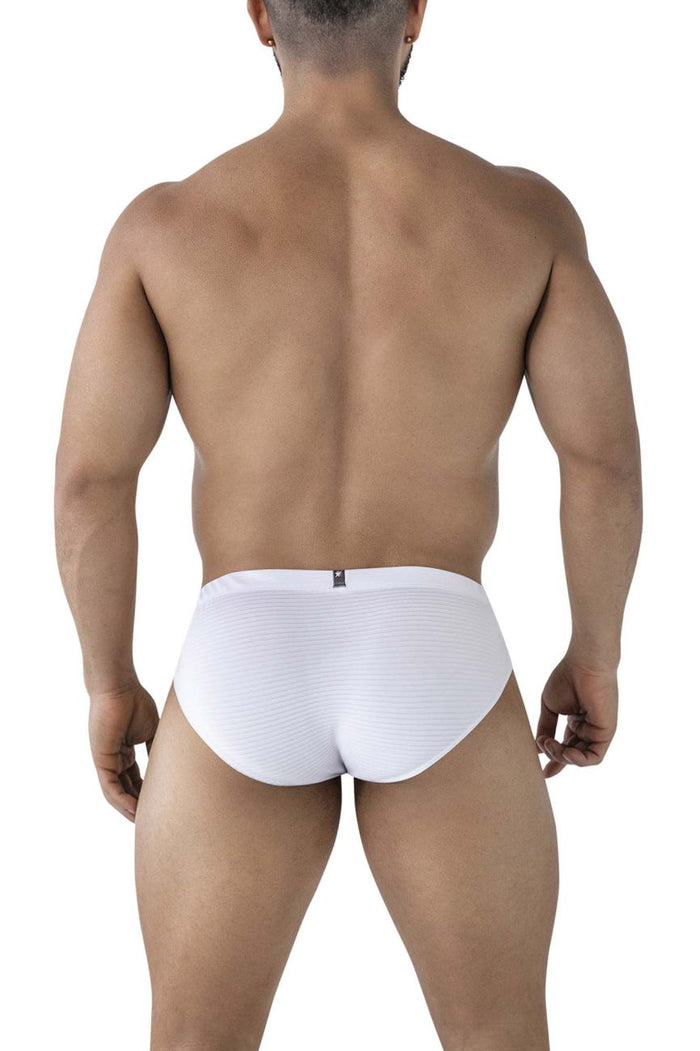 Clever Moda Xtremen 91210B Microfiber Briefs Color White