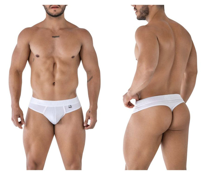 clever moda Xtremen 91211B Microfiber Thongs Color White