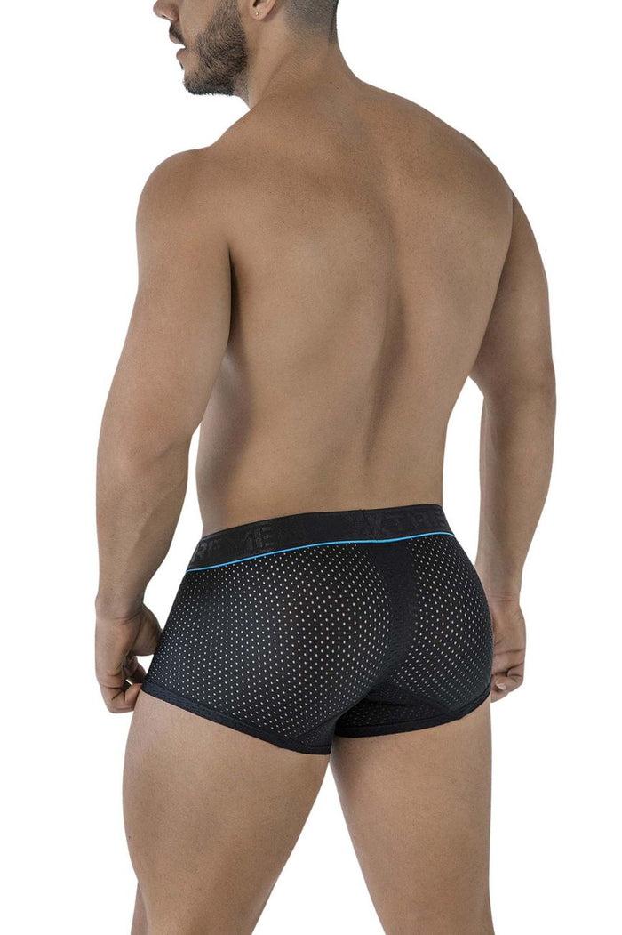 Clever Moda Xtremen 91212B Microfiber Trunks Color Black