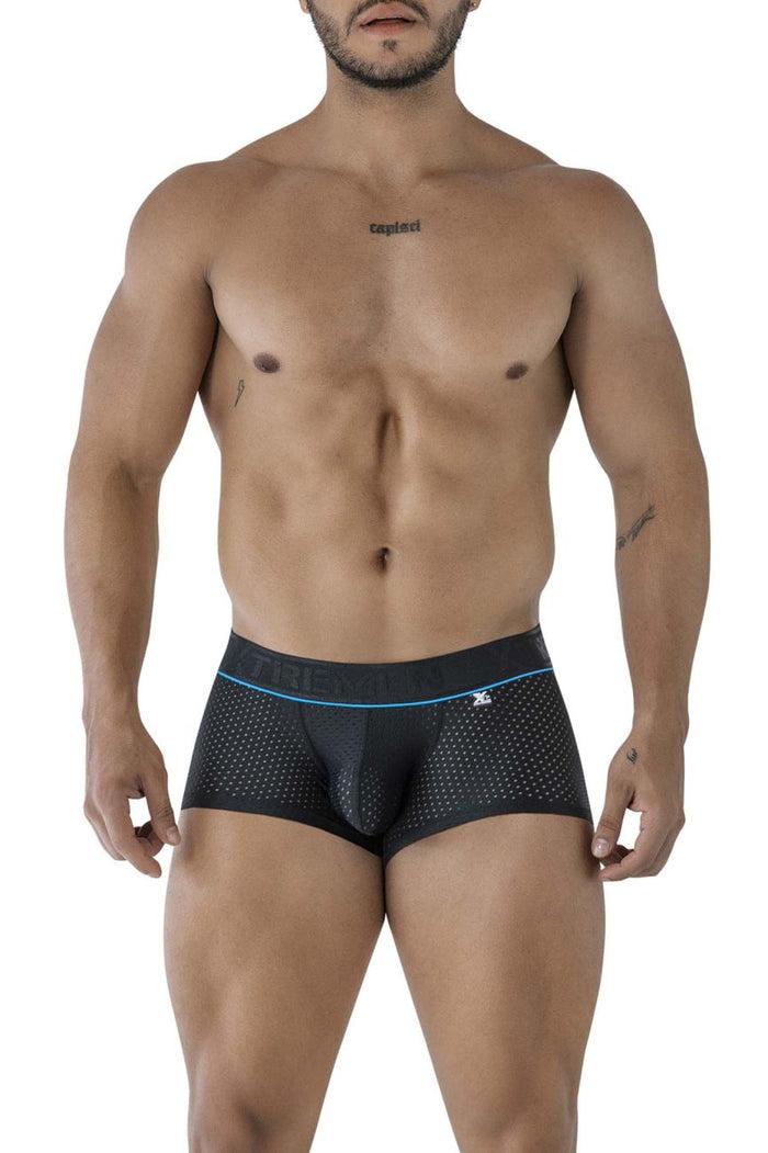 Clever Moda Xtremen 91212B Microfiber Trunks Color Black