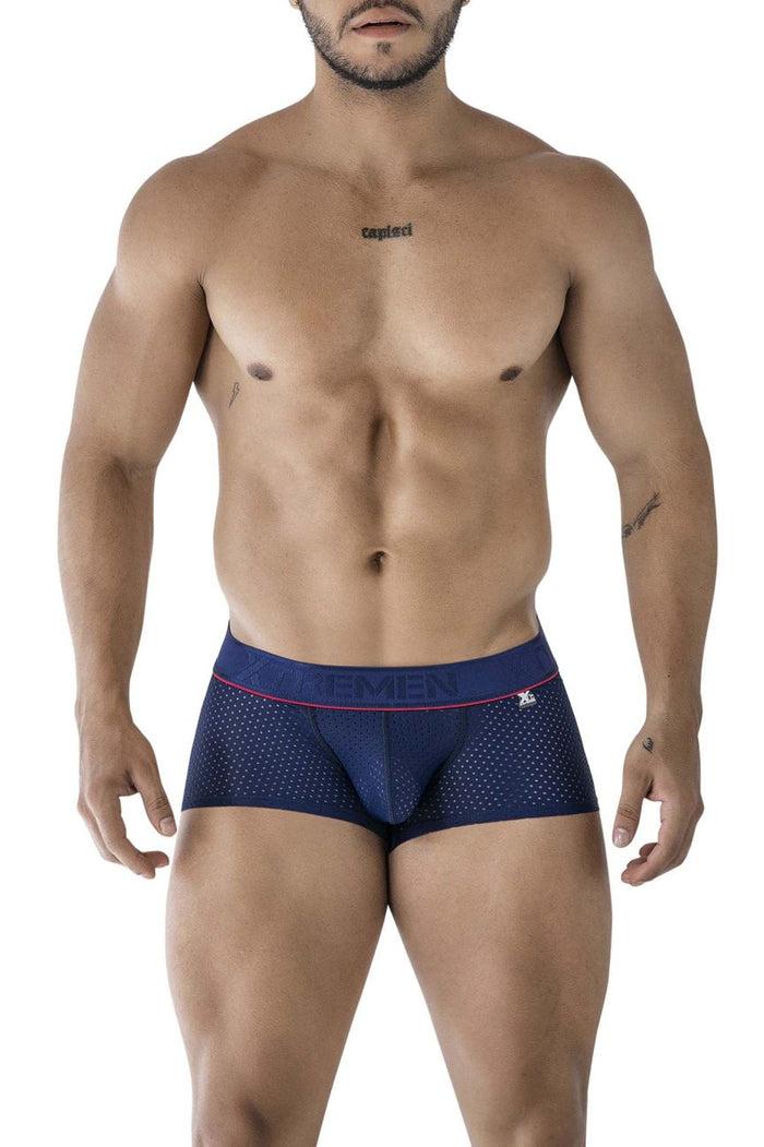 Clever Moda Xtremen 91212B Microfiber Trunks Color Navy