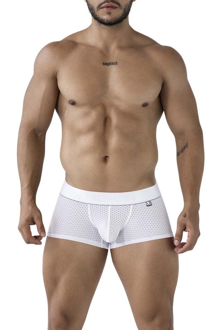 Clever Moda Xtremen 91212B Microfiber Trunks Color White