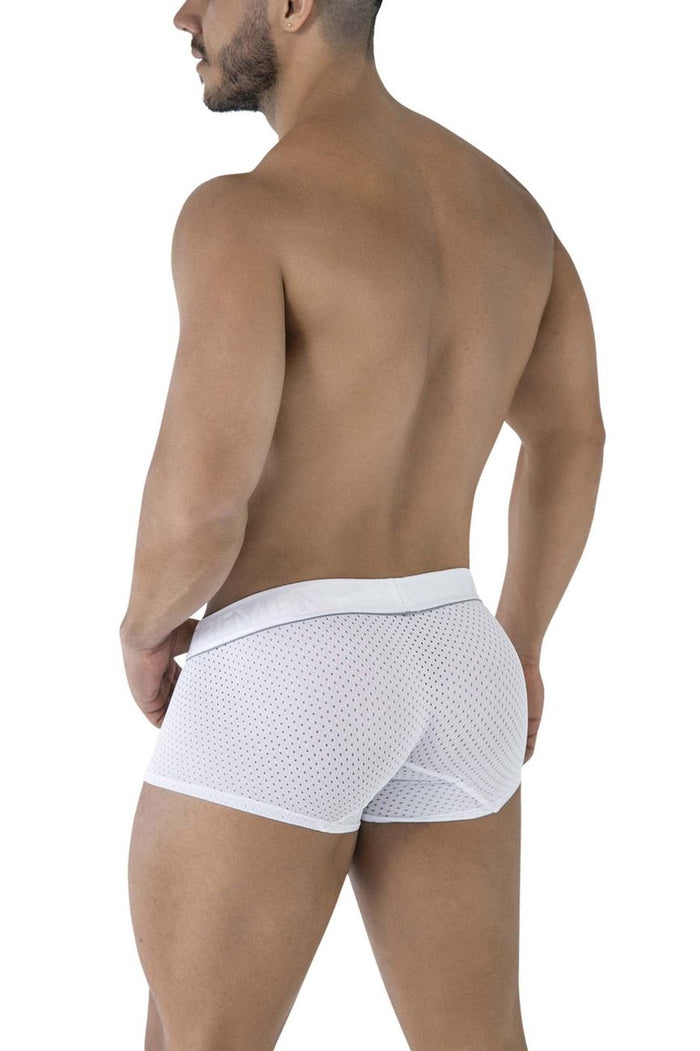 Clever Moda Xtremen 91212B Microfiber Trunks Color White