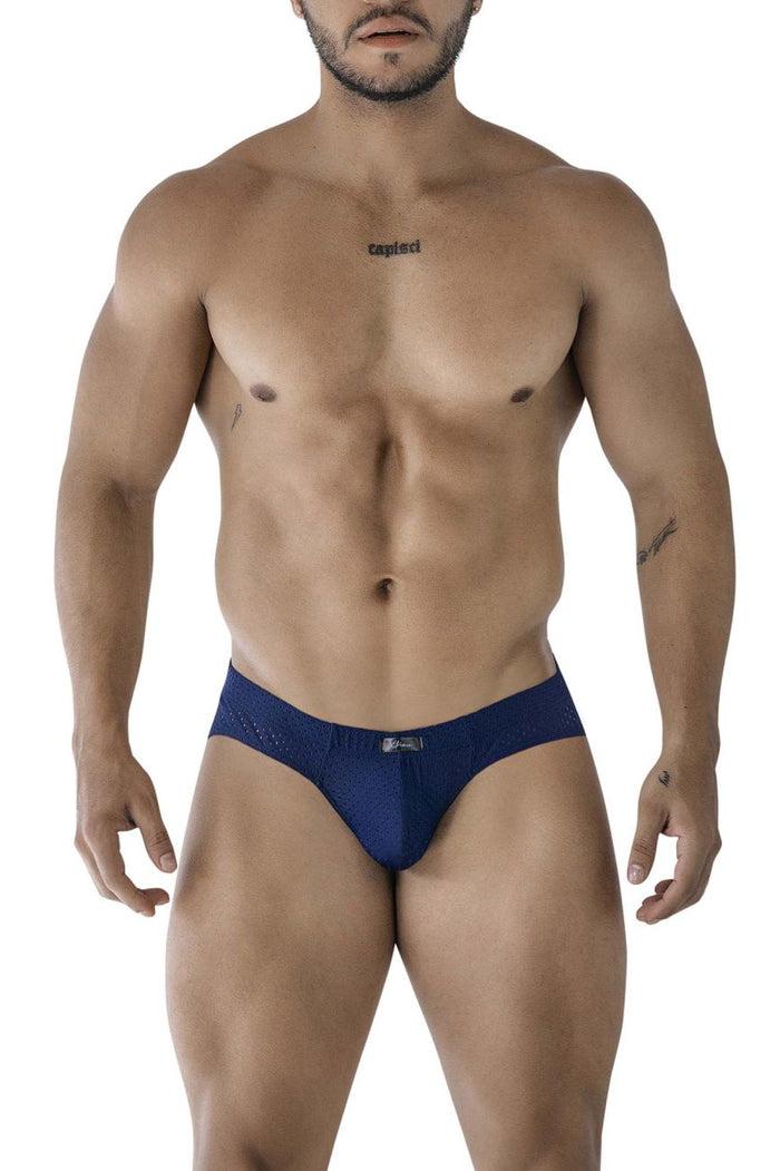 Clever Moda Xtremen 91213B Microfiber Briefs Color Navy