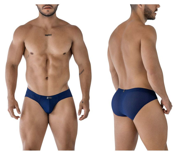clever moda Xtremen 91213B Microfiber Briefs Color Navy