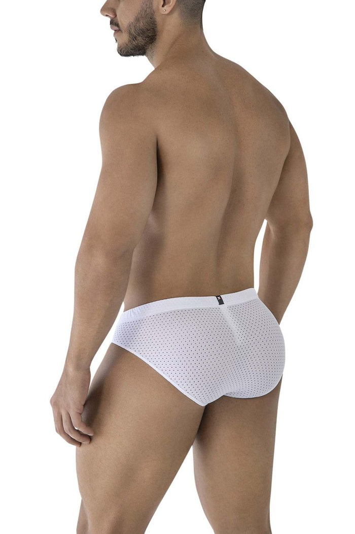Clever Moda Xtremen 91213B Microfiber Briefs Color White
