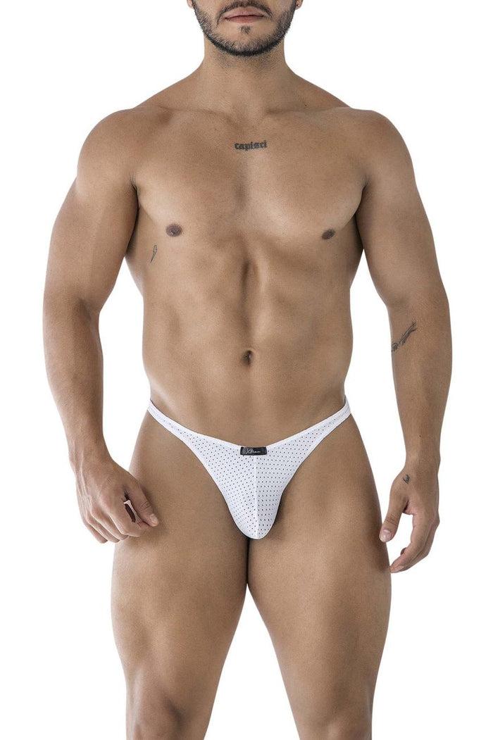 Clever Moda Xtremen 91214B Microfiber Thongs Color White