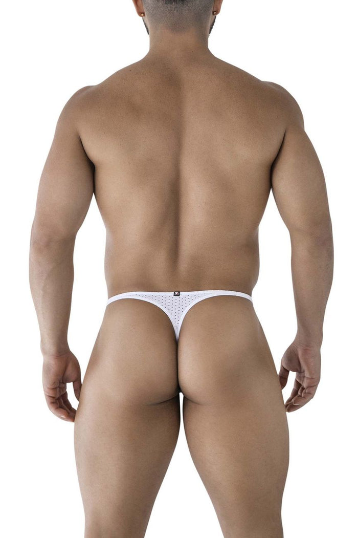 Clever Moda Xtremen 91214B Microfiber Thongs Color White
