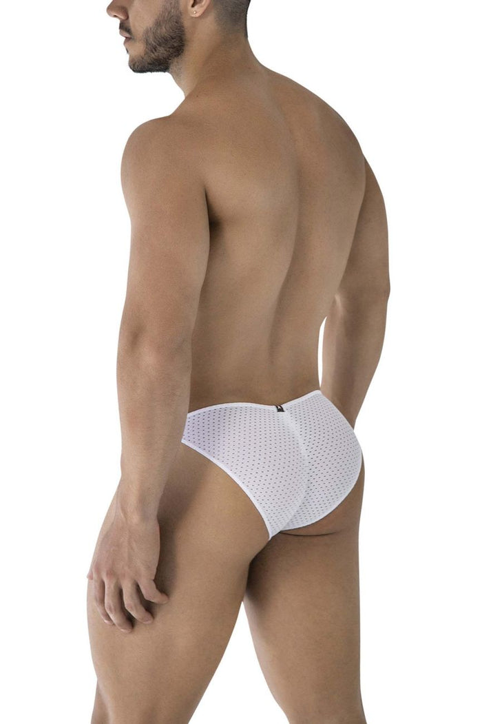 Clever Moda Xtremen 91215B Microfiber Bikini Color White