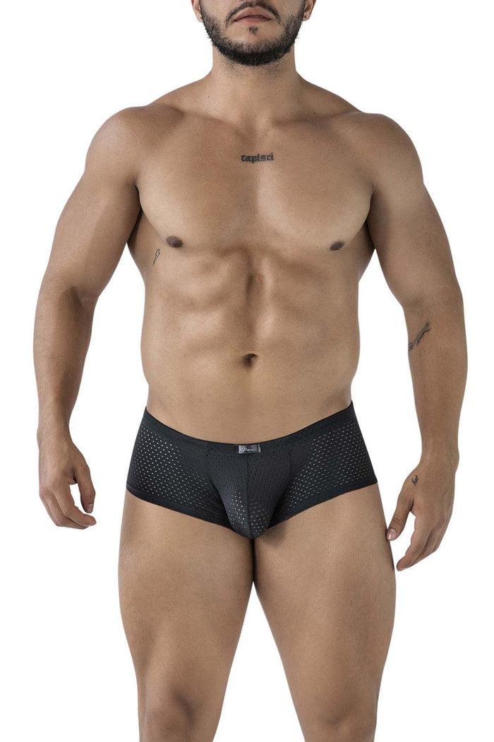 Clever Moda Xtremen 91216B Microfiber Trunks Color Black