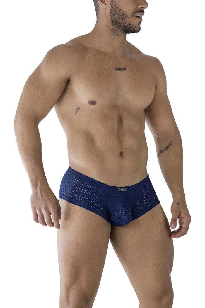 Clever Moda Xtremen 91216B Microfiber Trunks Color Dark Blue